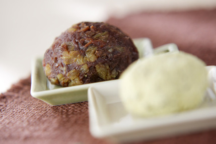 黒米おはぎ２種