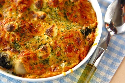 里芋のカレーチーズグラタン