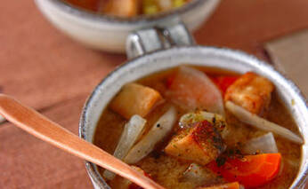 揚げ高野豆腐汁