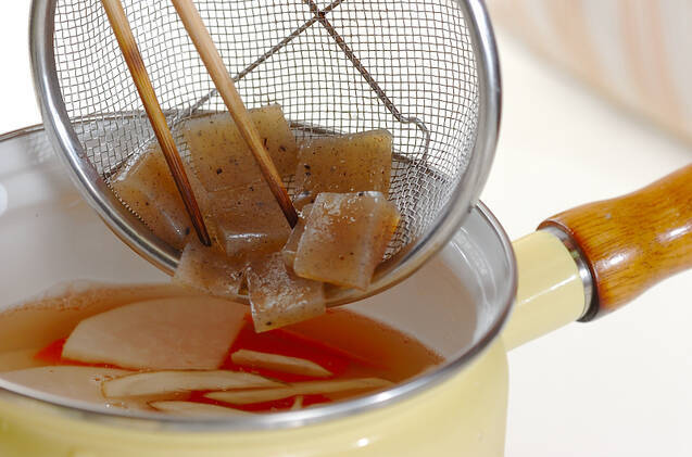 揚げ高野豆腐汁の作り方の手順7