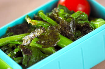 菜の花ののり和え