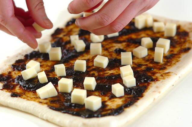 ミネラルたっぷり！のりチーズパン！の作り方の手順8