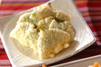 大葉とタラコの天ぷら