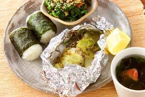 ホイル焼き魚朝定食