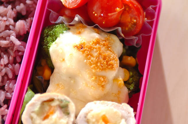 ブロッコリーとコーンのグラタン