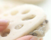 蓮根の海老はさみ揚げの作り方2