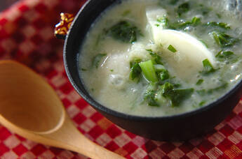 カブと豆乳の白みそポタージュ