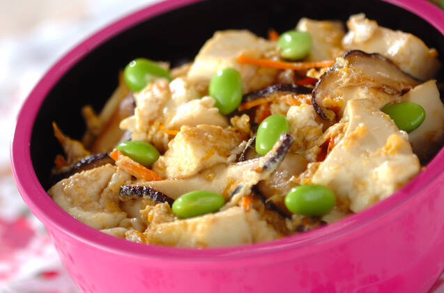 炒り豆腐丼