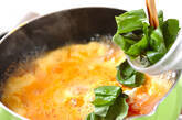 トマトと卵のスープの作り方3
