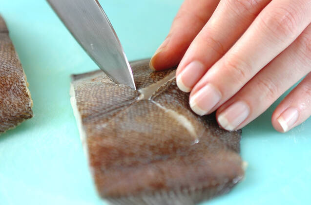 カラスガレイの煮付けの作り方の手順1