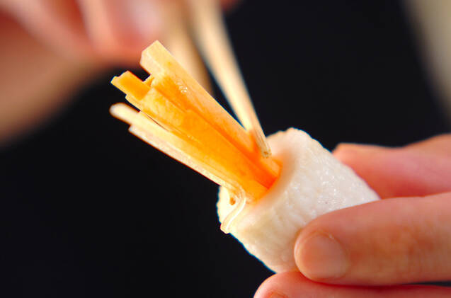 花束ニンジンの作り方の手順2