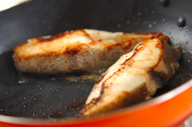 カレイのバター照り焼きの作り方の手順4