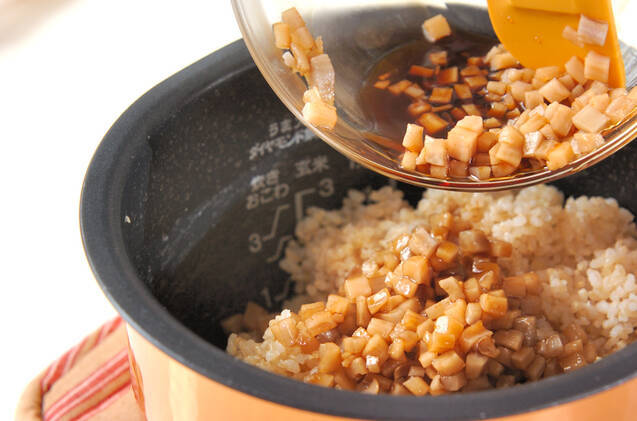 ウナギの混ぜずしの作り方の手順3