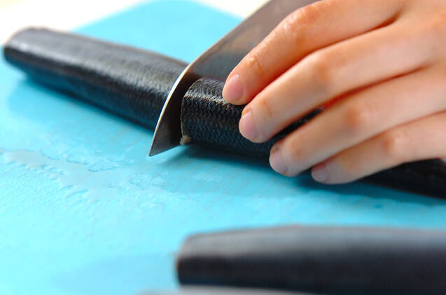 サンマの梅酒煮の作り方の手順1