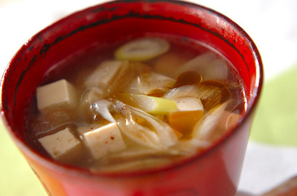 豆腐とザーサイの中華スープ