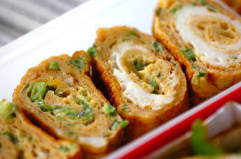 ネギ入り卵焼き