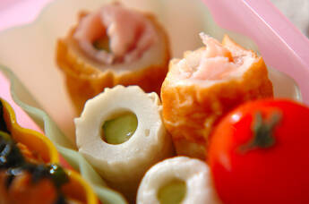 キュウリとハムのちくわ詰め