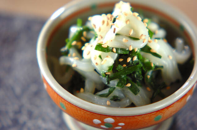 ニラとイカのぬた