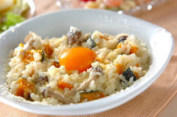 カルボナーラ風リゾット