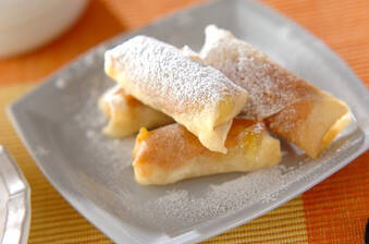 ピーナッツバナナ揚げ