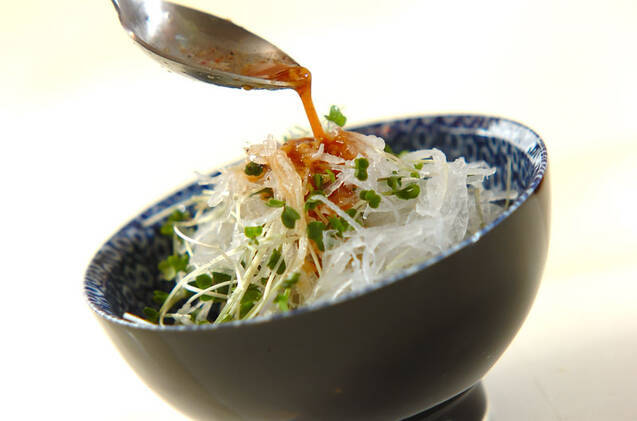 せん切り大根のおかかサラダの作り方の手順4