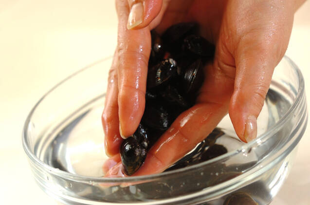 シジミの赤だしの作り方の手順1