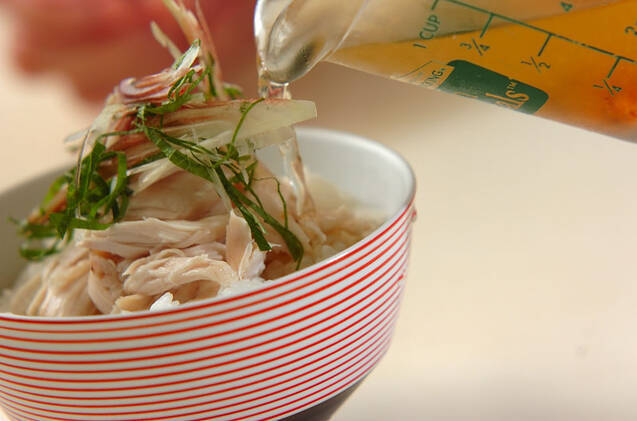 冷やし茶漬けの作り方の手順4