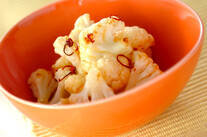 カリフラワーの甘酢炒め