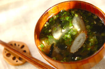 新ゴボウのみそ汁