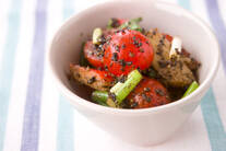 プチトマトのゴマ汚し