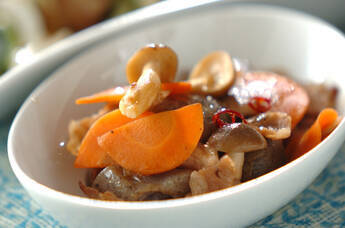 板コンニャクのピリ辛炒め