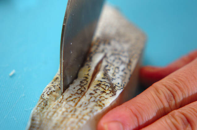 揚げ魚の甘酢あんかけの作り方の手順1