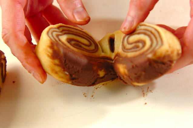 バレンタインチョコパンの作り方の手順9