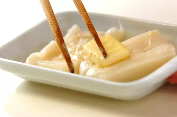 キムチと納豆のからみ餅の作り方1