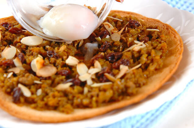 ドライカレーピザの作り方の手順10