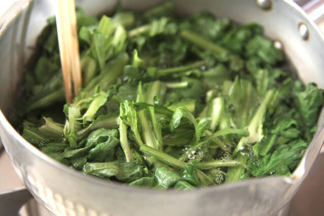 青菜のポン酢和えの作り方の手順3