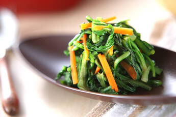 青菜のポン酢和え