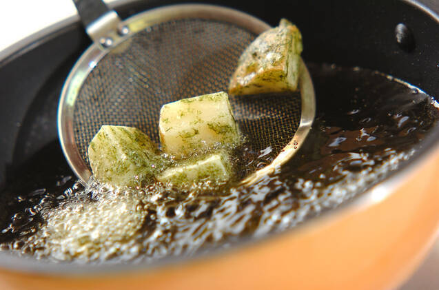 ジャガイモの磯天の作り方の手順2