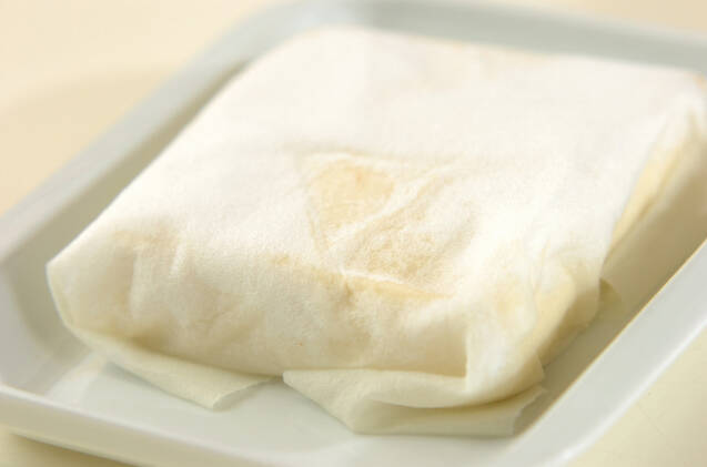 レンジで！豆腐とホタテの卵中華あんかけの作り方の手順1