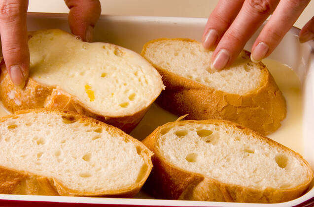 ハニーフレンチトーストの作り方の手順2