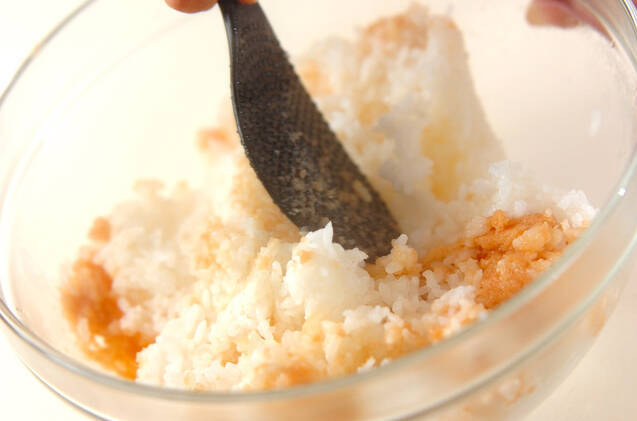タラコバター混ぜご飯の作り方の手順3