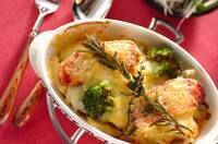 ジャガとソーセージのチーズ焼き