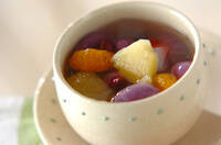 パープル白玉みつ豆