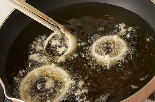 玉ネギのフリッターの作り方の手順3