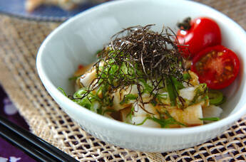 短冊長芋の和え物