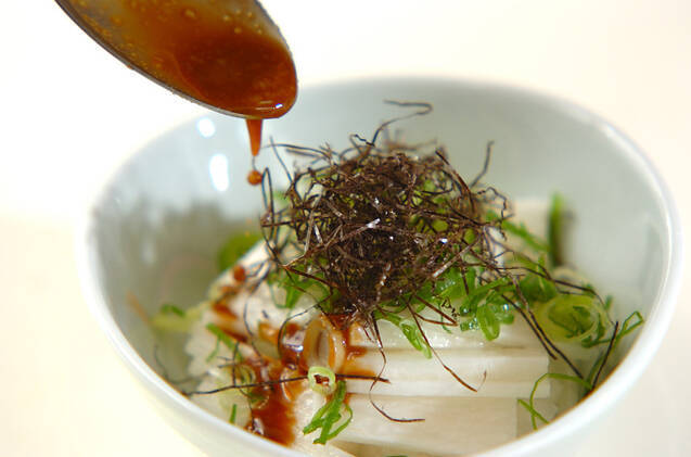 短冊長芋の和え物の作り方の手順4