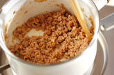 肉みそそぼろ丼の作り方3