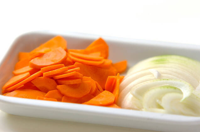 キャロットソイスープの作り方の手順1