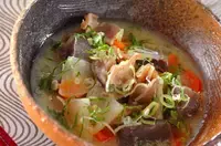 もつの白みそ煮込み