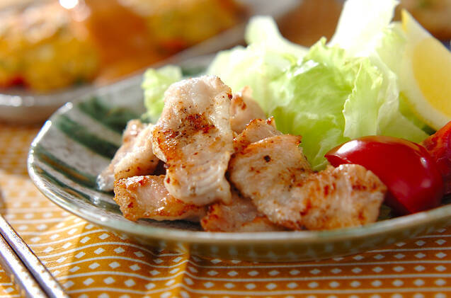 豚トロのシンプル炒め